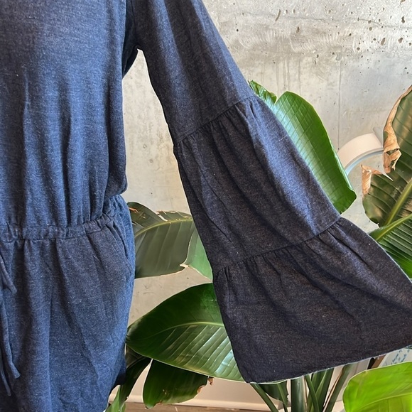 Chaser Heathered Navy Casual Dress - Picture 6 of 6